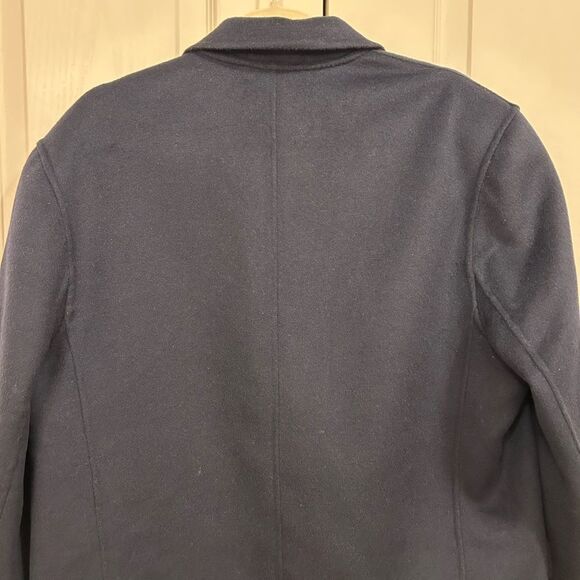 NWT Banana Republic Nelli Oversized Wool Double-Faced Blazer in Navy, Size M - Picture 11 of 15